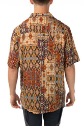 MAGLIA CAMICIA UOMO  MARRONE